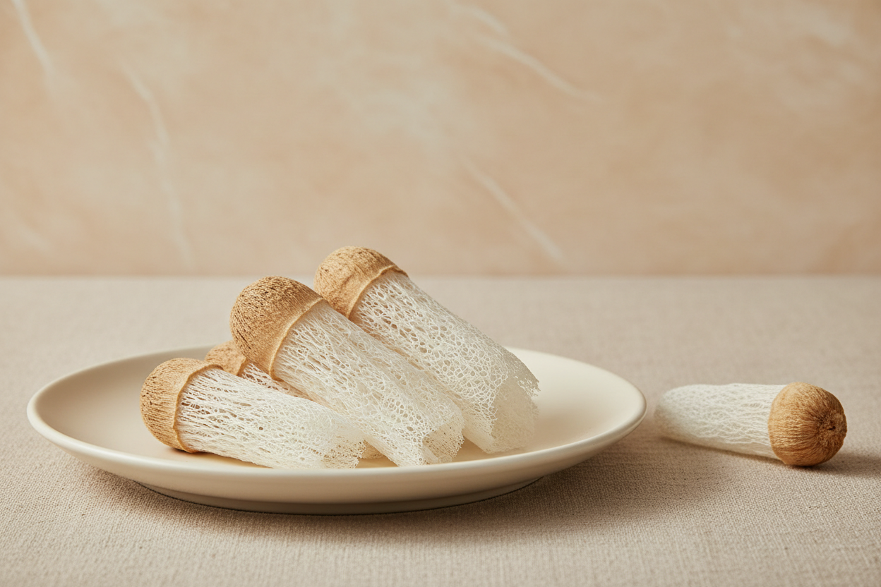 竹笙 浅色高级背景